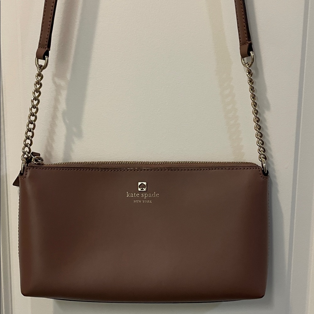 Kate Spade Mauve / Taupe Crossbody Bag - Picture 11 of 12
